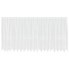 Cortinas con cortinas Blanco 500x100cm Poliéster 2