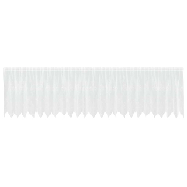 Cortinas con cortinas Blanco 500x100cm Poliéster M 2