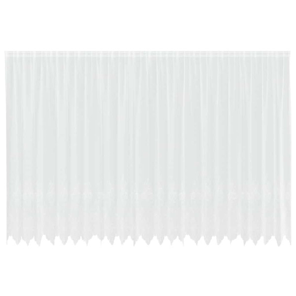 Cortinas con cortinas Blanco 500x100cm Poliéster M 2