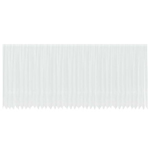 Cortinas con cortinas Blanco 500x100cm Poliéster H