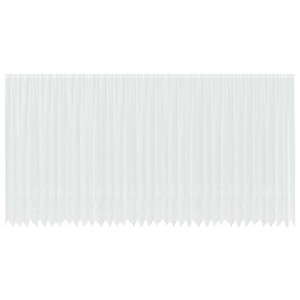 Cortinas con cortinas Blanco 500x100cm Poliéster H