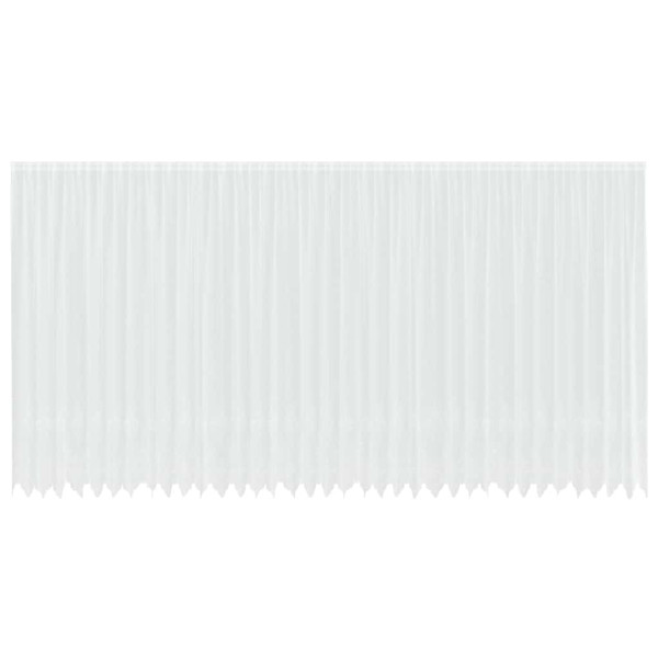 Cortinas con cortinas Blanco 500x100cm Poliéster M 2