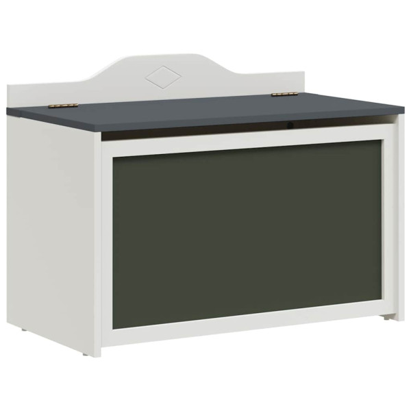 Caja de Juguetes Gris y blanco 73 x 33 x 55 cm M 2