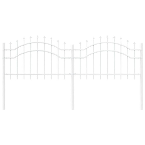 Cerca de jardín 115 cm Acero con recubrimiento en polvo M 2