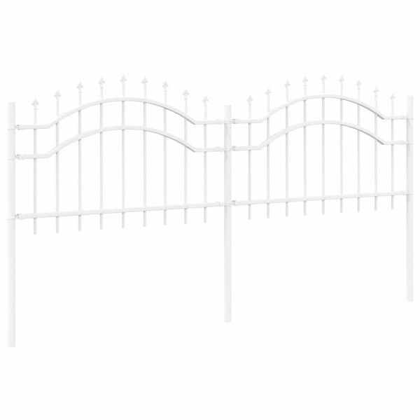 Cerca de jardín 115 cm Acero con recubrimiento en polvo M 4