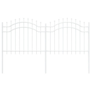 Cerca de jardín 140 cm Acero con recubrimiento en polvo H