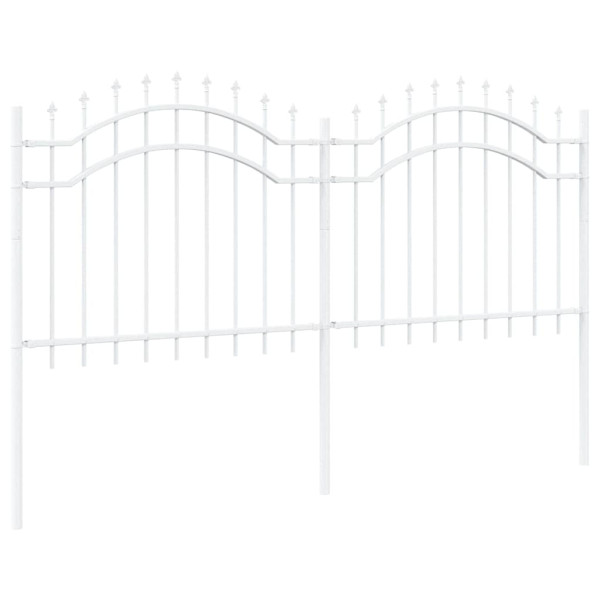 Cerca de jardín 140 cm Acero con recubrimiento en polvo M 4