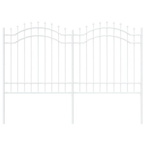 Cerca de jardín 165 cm Acero con recubrimiento en polvo H