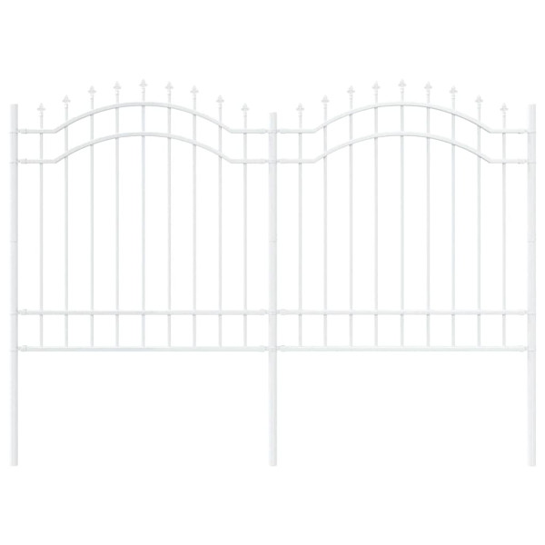 Cerca de jardín 165 cm Acero con recubrimiento en polvo M 2