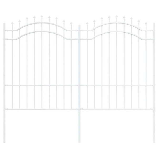 Cerca de jardín 190 cm Acero con recubrimiento en polvo M 4