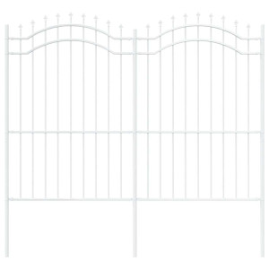 Cerca de jardín 215 cm Acero con recubrimiento en polvo H