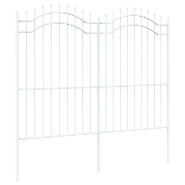 Cerca de jardín 215 cm Acero con recubrimiento en polvo M 4