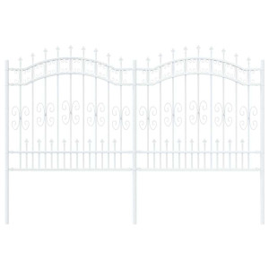 Valla de jardín 165 cm Acero con recubrimiento en polvo H