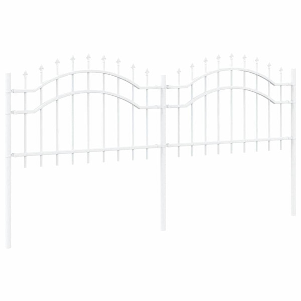 Valla de jardín 190 cm Acero con recubrimiento en polvo M 4