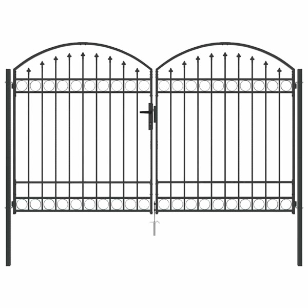 Puerta de Cerca Otro Gris 300 x 175 cm Acero M 2