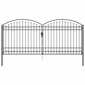 Puerta de Cerca Otro Gris 400 x 175 cm Acero H