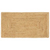 Alfombra Beige 60 x 110 cm yute 1