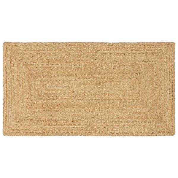 Alfombra Beige 80 x 150 cm yute D