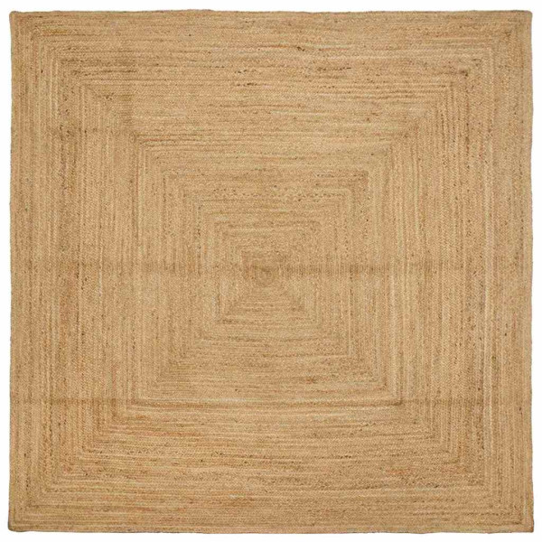 Alfombra Beige 200 x 200 cm yute D