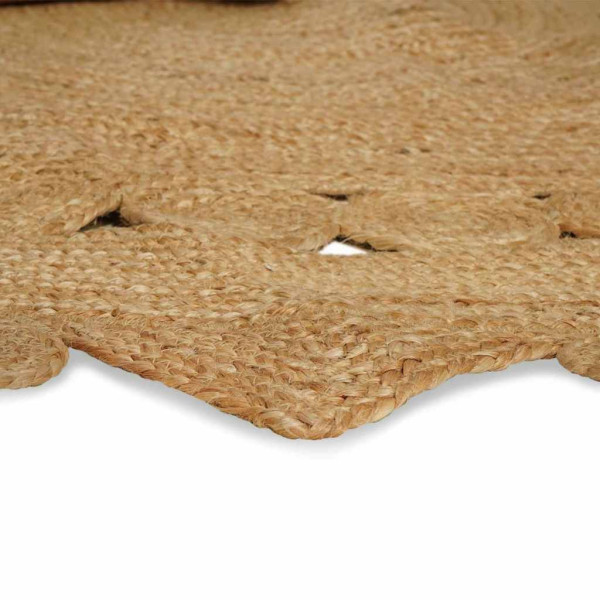 Alfombra Beige 152 x 245 cm yute M 2