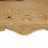Alfombra Beige 205 x 305 cm yute 2