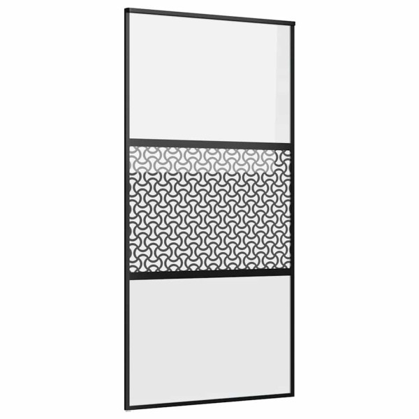 Puerta deslizante Negro 102.5 x 205 cm M 2