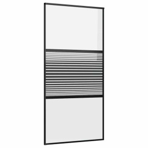 Puerta deslizante Negro 102.5 x 205 cm H