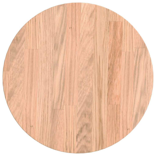Encimera Otro Marrón claro Ø 30 x 2.5 cm Madera de roble sólida M 2