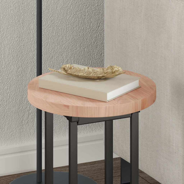 Encimera Otro Marrón claro Ø 30 x 2.5 cm Madera de roble sólida M 4