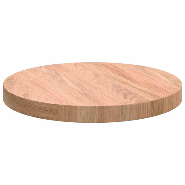 Encimera Otro Marrón claro Ø 30 x 2.5 cm Madera de roble sólida M 5