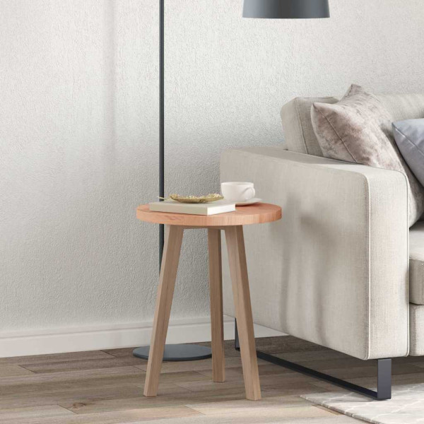 Encimera Otro Marrón claro Ø 40 x 2.5 cm Madera de roble sólida D