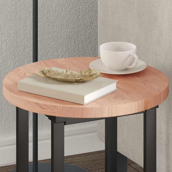 Encimera Otro Marrón claro Ø 40 x 2.5 cm Madera de roble sólida M 4