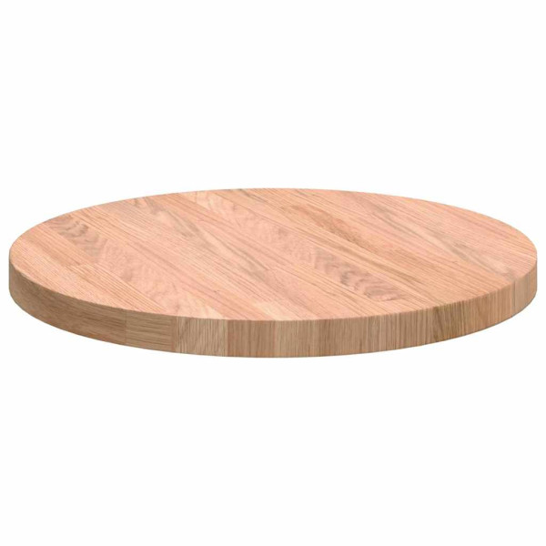 Encimera Otro Marrón claro Ø 40 x 2.5 cm Madera de roble sólida M 5