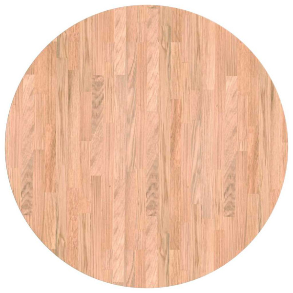 Encimera Otro Marrón claro Ø 70 x 2.5 cm Madera de roble sólida M 2