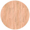 Encimera Otro Marrón claro Ø 70 x 2.5 cm Madera de roble sólida 2