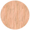 Encimera Marrón claro Ø 80 x 2.5 cm Madera de roble sólida 2