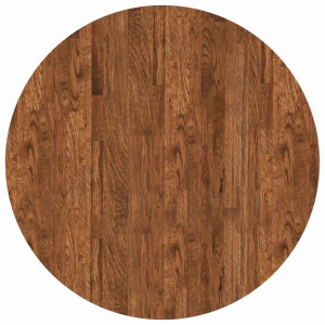 Encimera Marrón oscuro Ø 80 x 2.5 cm Madera de roble sólida H