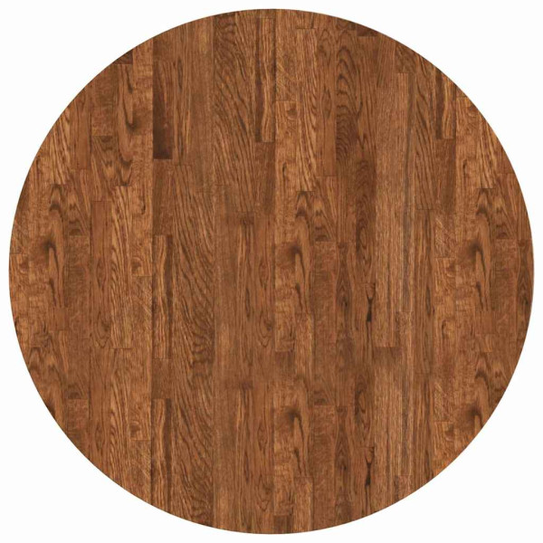 Encimera Marrón oscuro Ø 80 x 2.5 cm Madera de roble sólida M 2