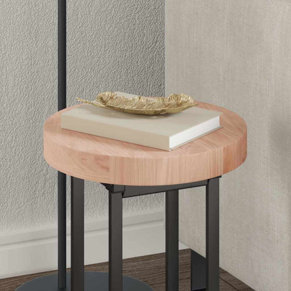 Encimera Otro Marrón claro Ø 30 x 4 cm Madera de roble sólida M 4