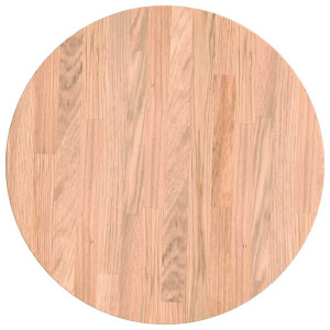 Encimera Otro Marrón claro Ø 40 x 4 cm Madera de roble sólida H