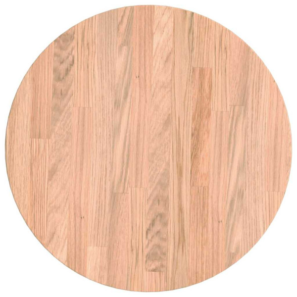 Encimera Otro Marrón claro Ø 40 x 4 cm Madera de roble sólida M 2