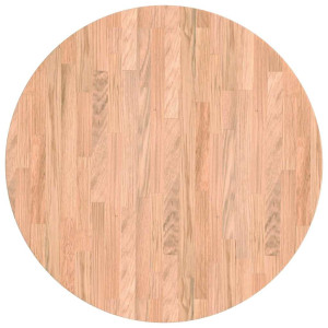 Encimera Otro Marrón claro Ø 60 x 4 cm Madera de roble sólida H
