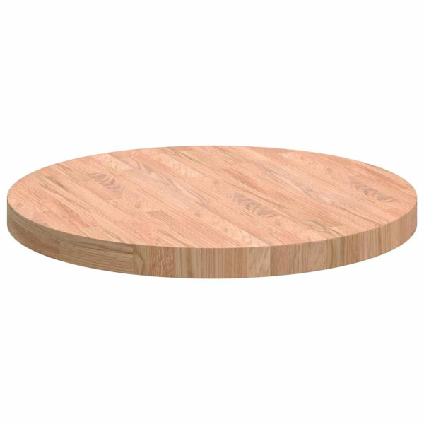 Encimera Otro Marrón claro Ø 60 x 4 cm Madera de roble sólida M 4