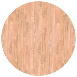 Encimera Otro Marrón claro Ø 80 x 4 cm Madera de roble sólida H