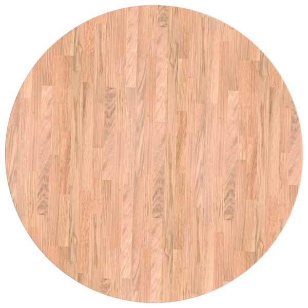 Encimera Otro Marrón claro Ø 80 x 4 cm Madera de roble sólida M 2