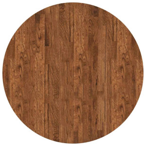 Encimera Otro Marrón oscuro Ø 90 x 4 cm Madera de roble sólida H