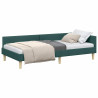 Estructura de cama en esquina Otro Verde oscuro 90 x 190 cm 3