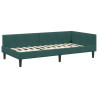 Estructura de Cama Esquinera Manual Verde oscuro 90 x 200 cm 2
