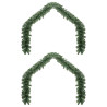 Guirnalda de Navidad 2 pcs Verde 40 m PVC 3