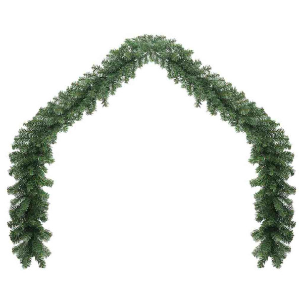 Guirnalda de Navidad 2 pcs Verde 40 m PVC M 4